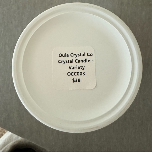 NWT OULA CRYSTAL CO 100% Soy Wax Candle Sparkle Effect Self Love - Picture 8 of 16